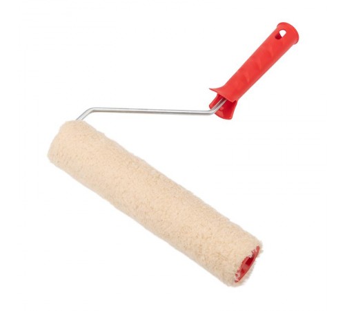 Валик "Натуральный мех" бесшовный, ворс 12 мм, ширина ролика 240 мм,  42 мм, бюгель 6 мм  89-0036  REXANT