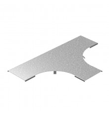 Крышка к Т-отводу плавному универсальному к лотку 300 радиус 200 мм, толщ. 1,0 мм, Сендзимир цинк, 020834  КТТРП-300-1,0-R200-СЦ   Ostec