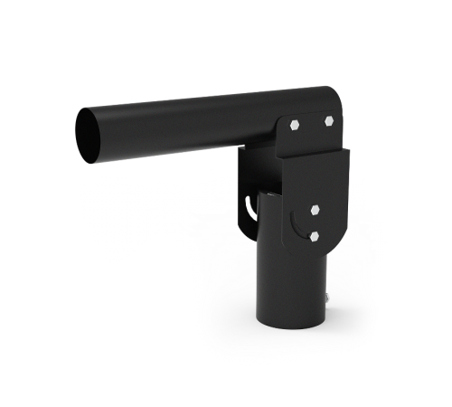 Кронштейн для уличных светильников 200*205*100мм на трубу до D58мм / консоль D48мм черный 1/2  903215106  Gauss