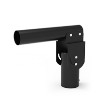 Кронштейн для уличных светильников 200*205*100мм на трубу до D58мм / консоль D48мм черный 1/2  903215106  Gauss