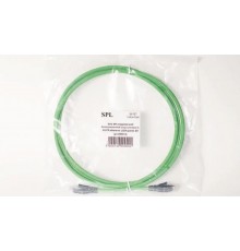 Коммутационный шнур категории 6, U/UTP, 4х2х(7х0,21), LSZH, 2м, зеленый  500014  SPL
