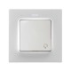 Клавиша для выключателя с пиктограммой "звонок" белого матового цвета S82 Concept  8200017-090  Simon