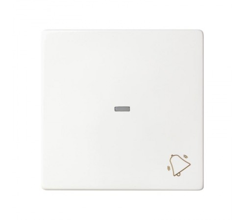 Клавиша для выключателя с пиктограммой "звонок" белого матового цвета S82 Concept  8200017-090  Simon