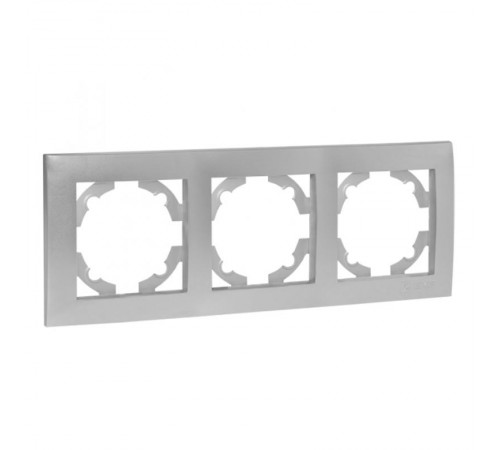 Валенсия Рамка 3-местная сталь EKF   EWM-G-303-30   EKF