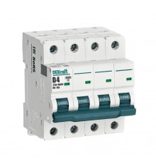 Выключатель автоматический четырехполюсный ВА-105 4А D 10кА  13234DEK  DEKraft