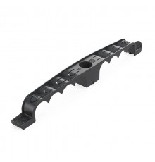 Держатель труб для прямого монтажа двусторонний на 8 мест в гофроящике чёрный d20 (100шт/кор) Промрукав  PR13.03298  Промрукав