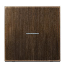 Клавиша для KNX кнопки, 1 группа, с окошком; металл; латунь Antik  ME101KO5AT  Jung