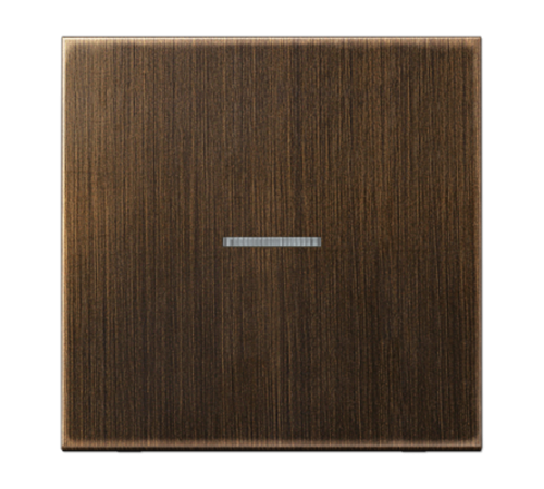 Клавиша для KNX кнопки, 1 группа, с окошком; металл; латунь Antik  ME101KO5AT  Jung