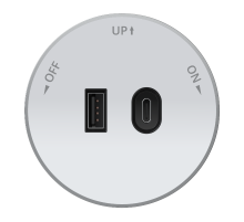 MultiTrack Розетка 2хUSB (тип А+С) 18Вт, 5В/3А Белый  MTK13003W  SE