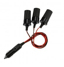 Разветвитель автоприкуривателя 3 гнезда шнур  16-0221  REXANT