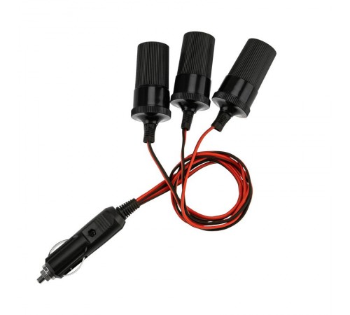 Разветвитель автоприкуривателя 3 гнезда шнур  16-0221  REXANT