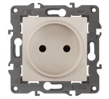14-2105-02 Розетка без заземления, 16A-250В, IP20, Эра Elegance, сл.кость  Б0034285  ЭРА