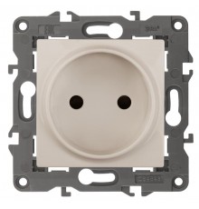 14-2105-02 Розетка без заземления, 16A-250В, IP20, Эра Elegance, сл.кость  Б0034285  ЭРА