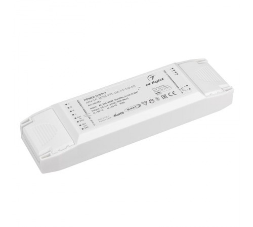Блок питания ARV-SP-24090-PFC-DALI-1-10V-PD (24V, 3.75A, 90W) (Arlight, IP20 Пластик, 5 лет)  041386  Arlight