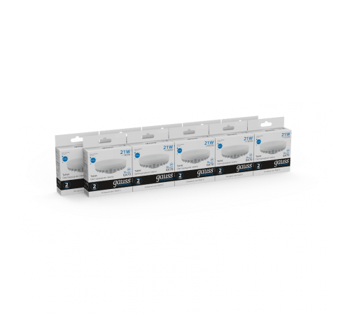 Лампа светодиодная Elementary GX70 21W 2000lm 6500K LED 1/10/50  83832  Gauss