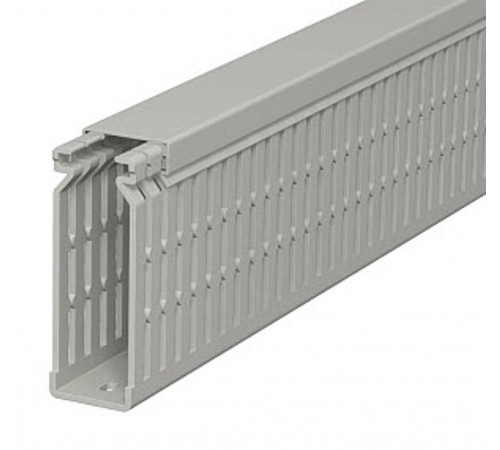 Распределительный кабельный канал LK4 N 80x25x2000 мм (ПВХ,серый) (LK4 N 80025)  6178225  OBO Bettermann