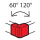 Внешний изменяемый угол - от 60° до 120° - для кабель-каналов Metra 85x50  638022  Legrand