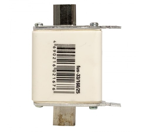 Плавкая вставка ППН-33 160/ 25А габарит 00  fus-33/160/25  EKF