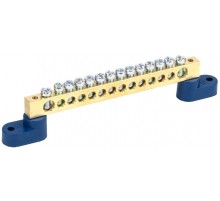 Шина N ноль на 2угловых изоляторах ШНИ-8х12-14-У2-С  YNN10-812-14C2-K07  IEK