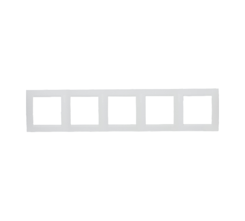 Simon 15 Белый Рамка универсальная, 5 постов  1500650-030  Simon