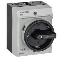 Переключатель кулачковый в боксе закрытая рукоятка 10А схема 10  MI-CS21-010-010  IEK