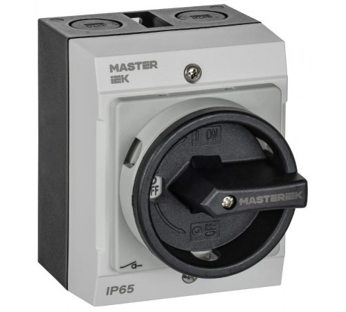 Переключатель кулачковый в боксе закрытая рукоятка 10А схема 91  MI-CS21-010-091  IEK