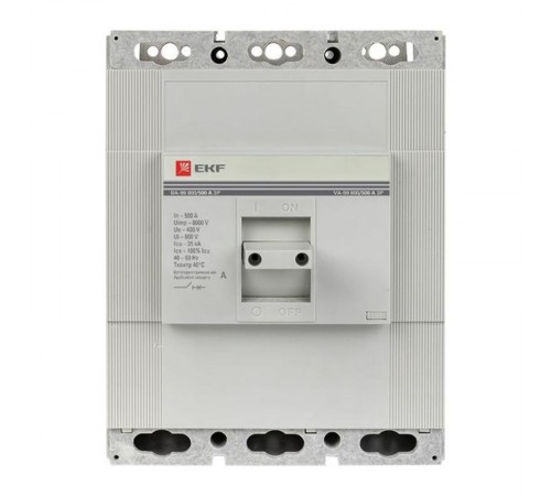 Выключатель автоматический ВА-99 800/500А 3P 35кА EKF PROxima  mccb99-800-500  EKF
