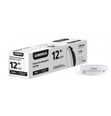 Лампа LED T80 12Вт 4000К GX53 (10шт/упак) ПРОМО  LL-T80-12-40-GX53-10-G  GENERICA