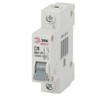 Выключатель автоматический однополюсный SIMPLE-mod-04 ВА47-29 1P 20А 4,5кА характеристика C SIMPLE  Б0039221  ЭРА
