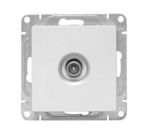 Механизм розетки TV, проходная, алюминий Эпика EKF  UP1-SOA-TV-2  EKF