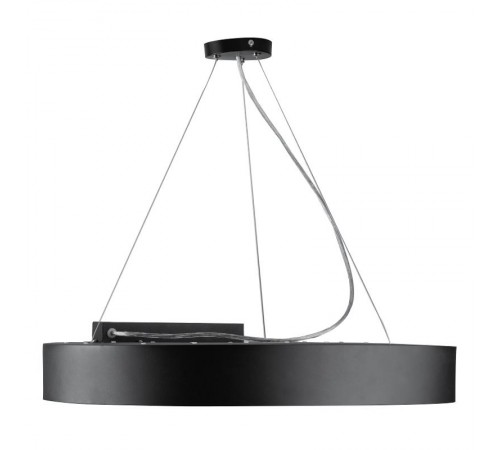 Светильник светодиодный Geometria Ring SPO-132-B-40K-088 88Вт 4000К 6000Лм IP40 800*800*80 черный подвесной  Б0050561  ЭРА
