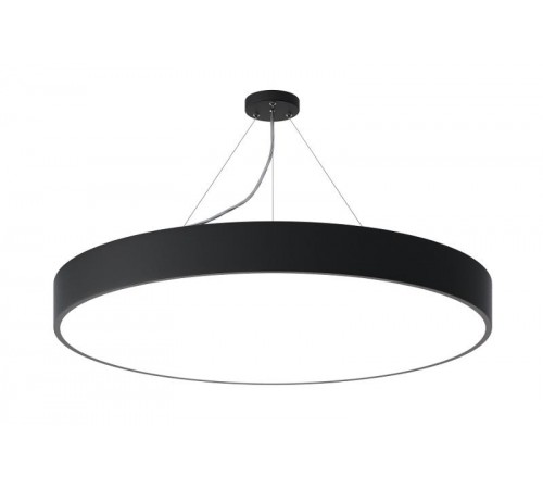 Светильник светодиодный Geometria Ring SPO-132-B-40K-088 88Вт 4000К 6000Лм IP40 800*800*80 черный подвесной  Б0050561  ЭРА