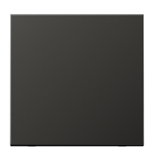 Одинарная клавиша для балансирных механизмов выключателей (кнопок), в комплекте с CD90HP (крепежный элемент), возможно IP44; металл; антрацит; Alumini