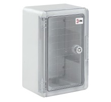 Щит с монтажной панелью пластиковый ЩМП-П 300х200х130мм прозрачная дверь УХЛ1, IP65, IK10  Б0052352  ЭРА