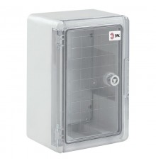 Щит с монтажной панелью пластиковый ЩМП-П 300х200х130мм прозрачная дверь УХЛ1, IP65, IK10  Б0052352  ЭРА