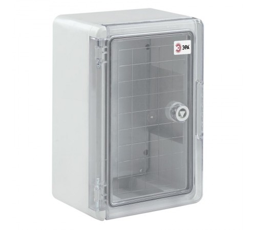 Щит с монтажной панелью пластиковый ЩМП-П 300х200х130мм прозрачная дверь УХЛ1, IP65, IK10  Б0052352  ЭРА