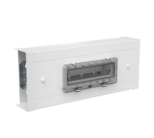 Щит для монтажа 12 устройств (корпус) с крышкой, сталь, белый RAL 9010  6288336  OBO Bettermann