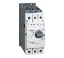 Выключатель автоматический для защиты электродвигателей MPX3 63H 22A 50kA  417363  Legrand