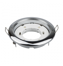 Светильник встраиваемый GX53R-mini RC ультратонкий металл под лампу GX53 230В хром  4690612008455  IN HOME