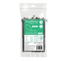 Стяжка кабельная 100х2.5 Чёрная (100шт)  IMT10025B  SE