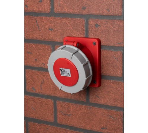 Розетка стационарная внутренняя угловая 4352 3Р+РЕ+N 63А 380В IP67 EKF PROxima  ps-4352-63-380  EKF