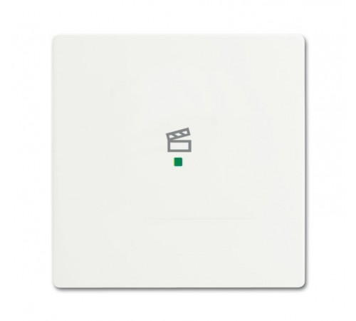 Клавиша одинарная free@home, сцена, future, цвет белый бархат6220-0-0604 ABB