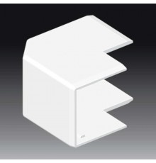 Угол внешний на 90 гр. LHD 40X40 8646 (HB) (Цвет Белый)  8646_HB  Kopos