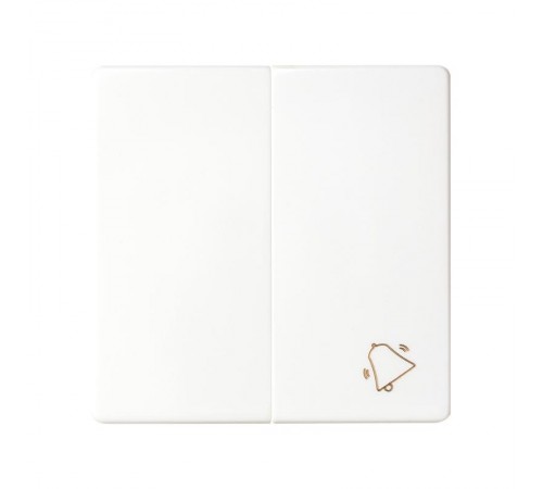 Simon 82 Клавиши (2 шт) с пиктограммой "звонок" для двухклавишного выключателя (проходной + кнопочный), S82,  82027-30  Simon