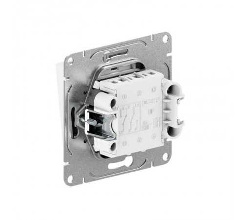 Механизм выключателя, двухклавишный, проходной, графит Эпика  UP1-SWG-21 EKF