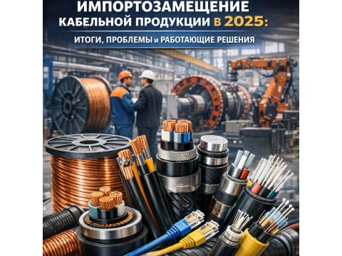 Импортозамещение кабельной продукции в 2025 году: от точечной замены к системным решениям