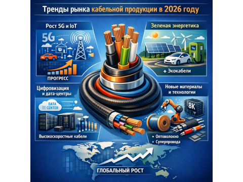 Тренды рынка кабельной продукции в 2026 году: на что обратить внимание при выборе